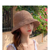 Handwoven Straw Sun Hat with Wide Brim