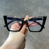 Vintage Cat Eye Glasses with Blue Light Filtering Lenses