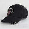 Classic Cotton Cap with Metal Ring Detail