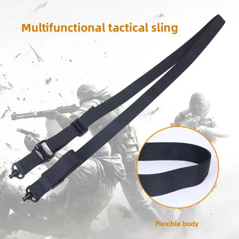 Tactical Sling with Quick-Detach QD Swivels