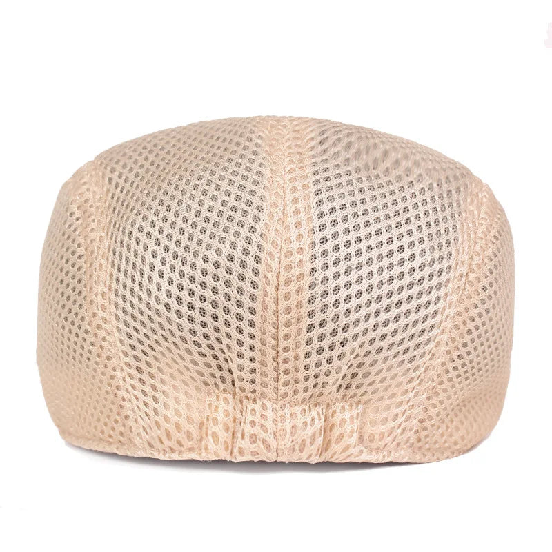 Classic Mesh Beret Hat for Men and Women