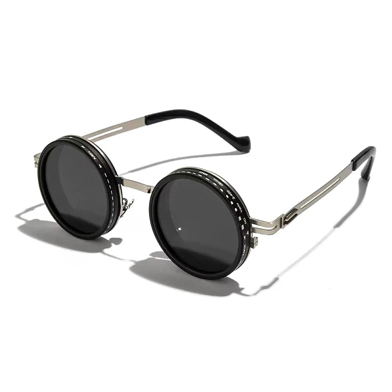 Vintage Round Polarized Sunglasses with UV400 Protection