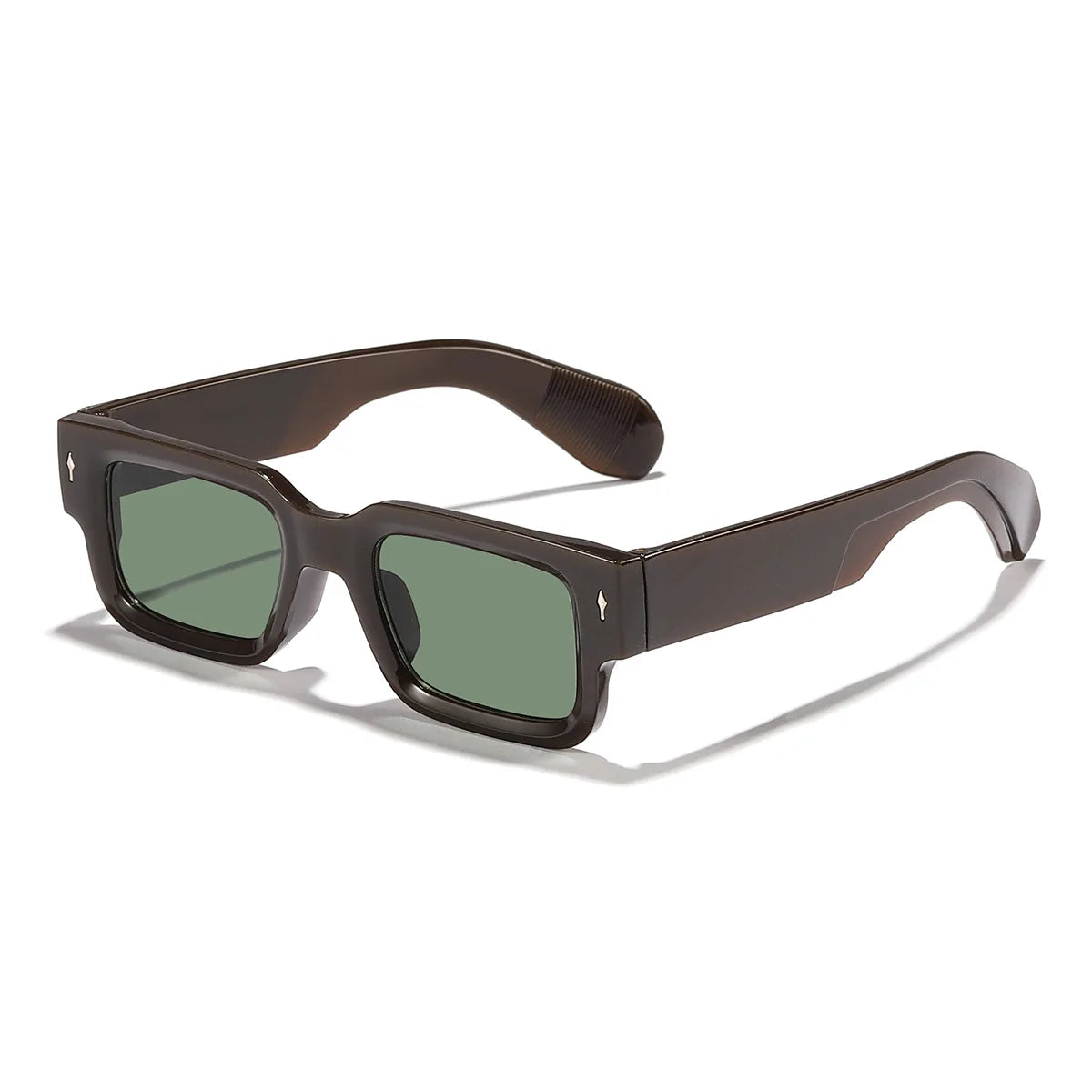 Retro Square Sunglasses with UV400 Protection
