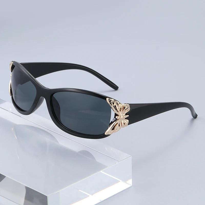 Butterfly Cat-Eye Sunglasses with UV400 Protection
