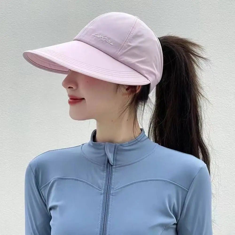 Foldable Wide Brim Sun Hat with Adjustable Strap