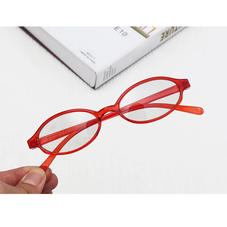 Retro Oval Anti-Blue Light Glasses for Women