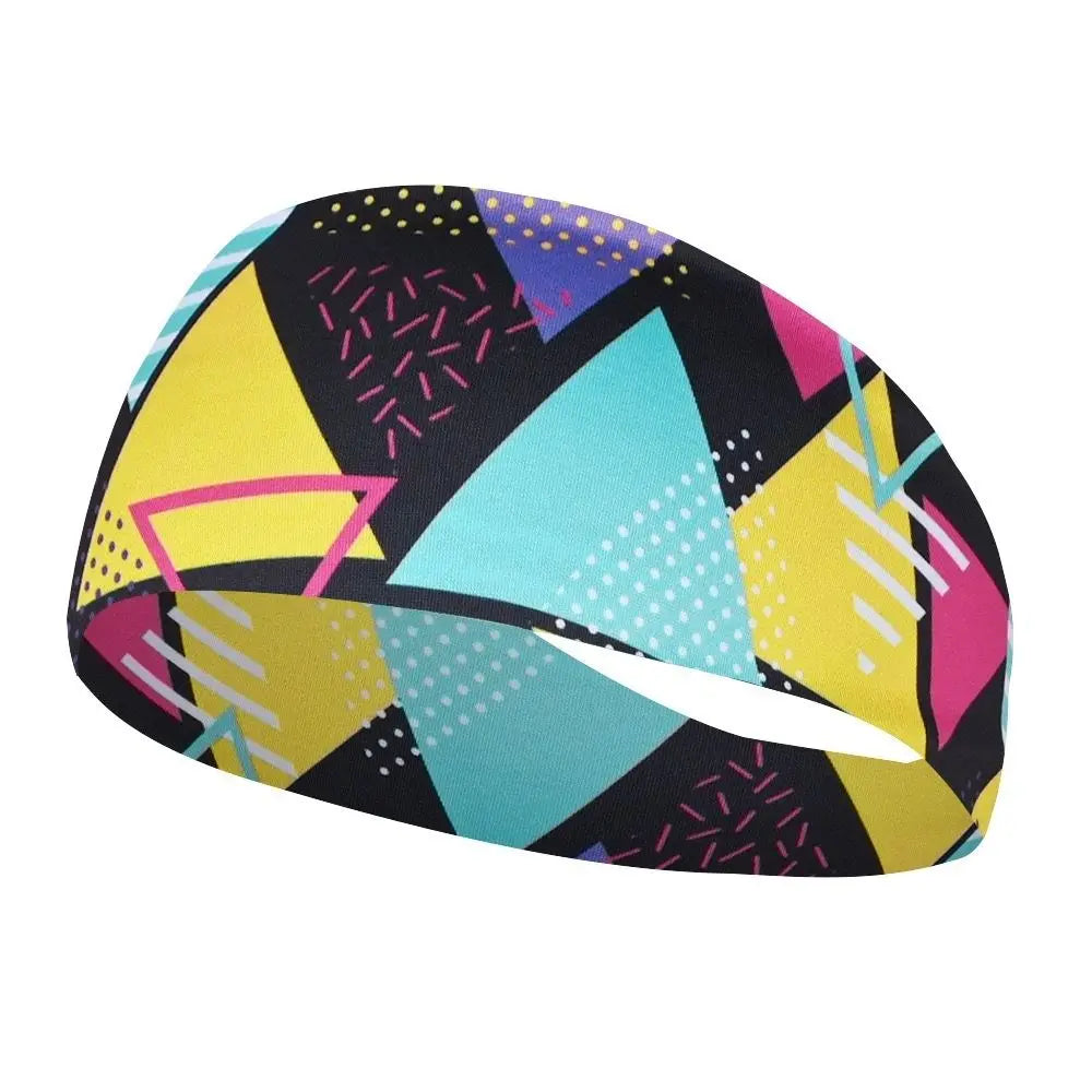 Fashion Print Cycling Yoga Headband