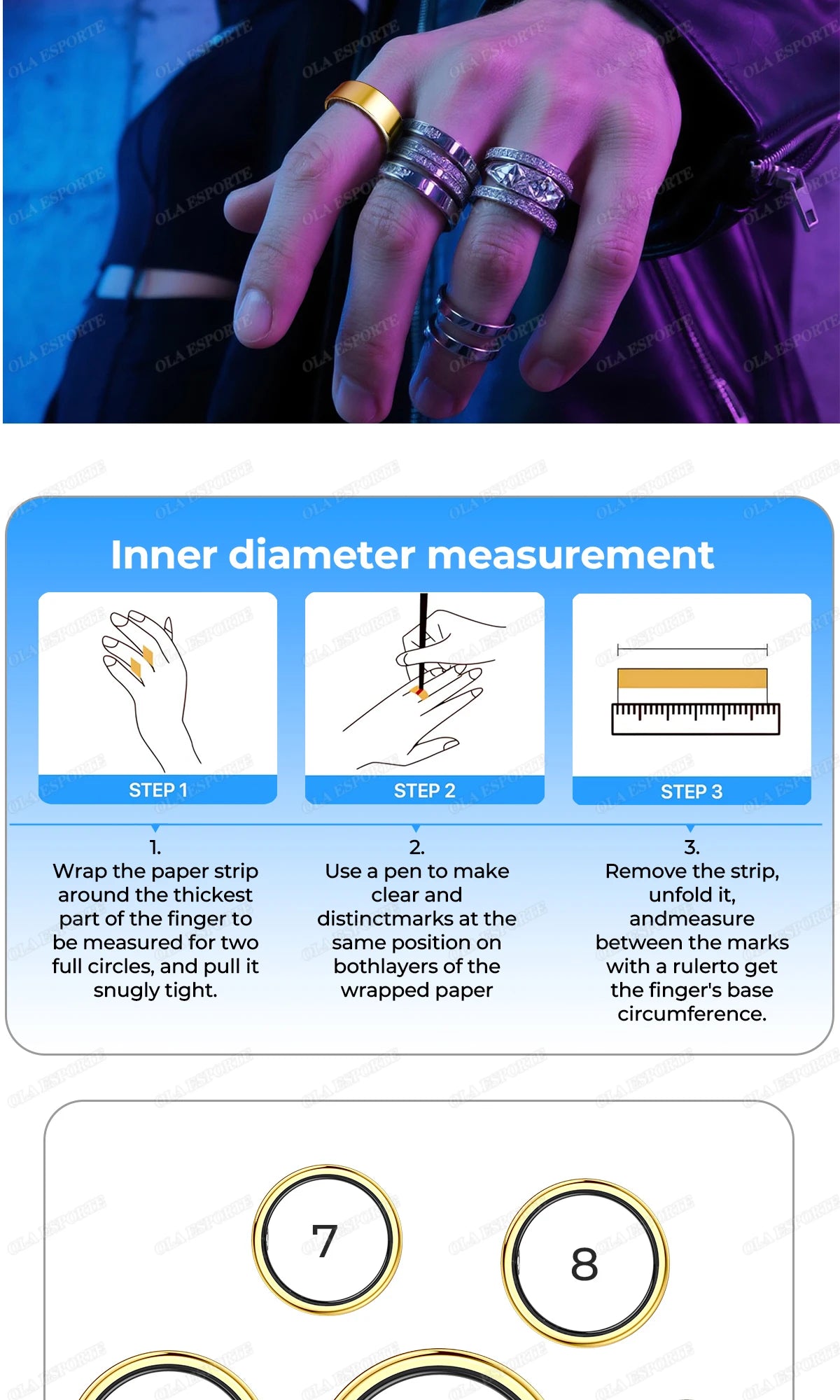 Smart Ring with Heart Rate, SpO2 & Sleep Tracking