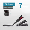 Semelles pour chaussures noires à trois niveaux, unisexes, mesurant 7 cm.