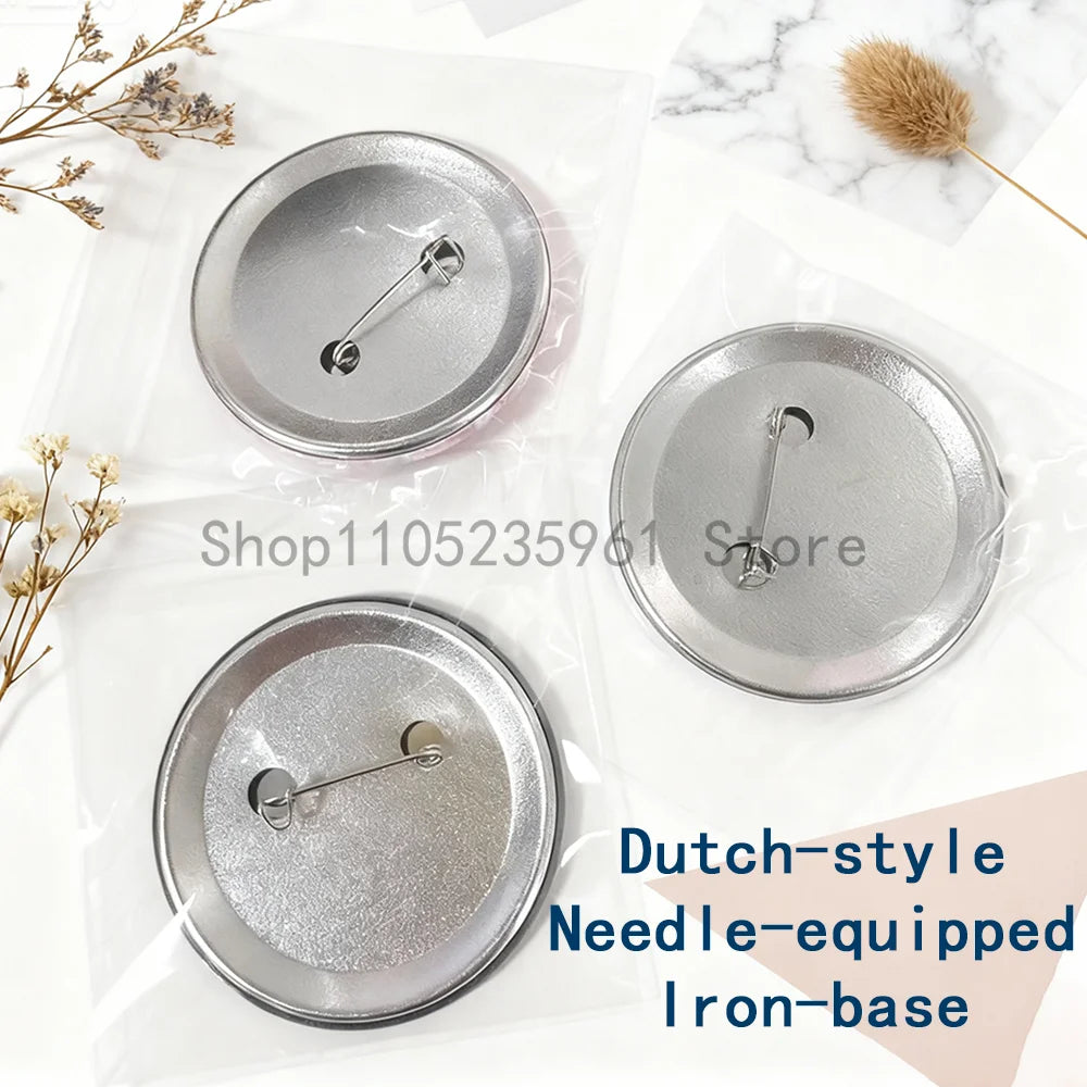 Spamton-Inspired Round Enamel Pin Badge Set