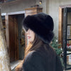 Women's Plush Fur-Trimmed Winter Hat with Ear Protection
