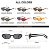 Retro Oval Sunglasses with UV400 Protection