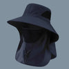 UPF 50+ Wide Brim Sun Hat with Detachable Face Mask