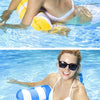 Striped Inflatable Pool Hammock for Adults
