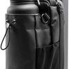 A black magnetic water bottle bag designed to hold keys and phones.