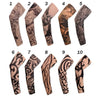 Cooling UV Protection Arm Sleeves with Tattoo Design