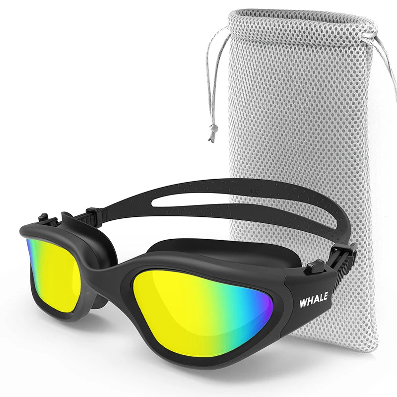 Polarized Anti-Fog Swimming Goggles for Adults