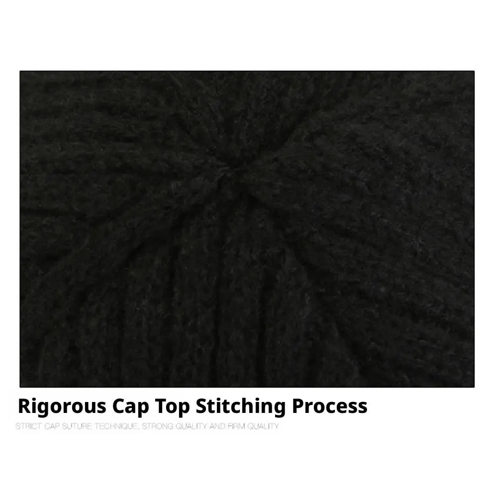Fleece-Lined Knit Beanie for Men and Women