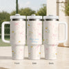 Kawaii Cherry Pattern Insulated Tumbler