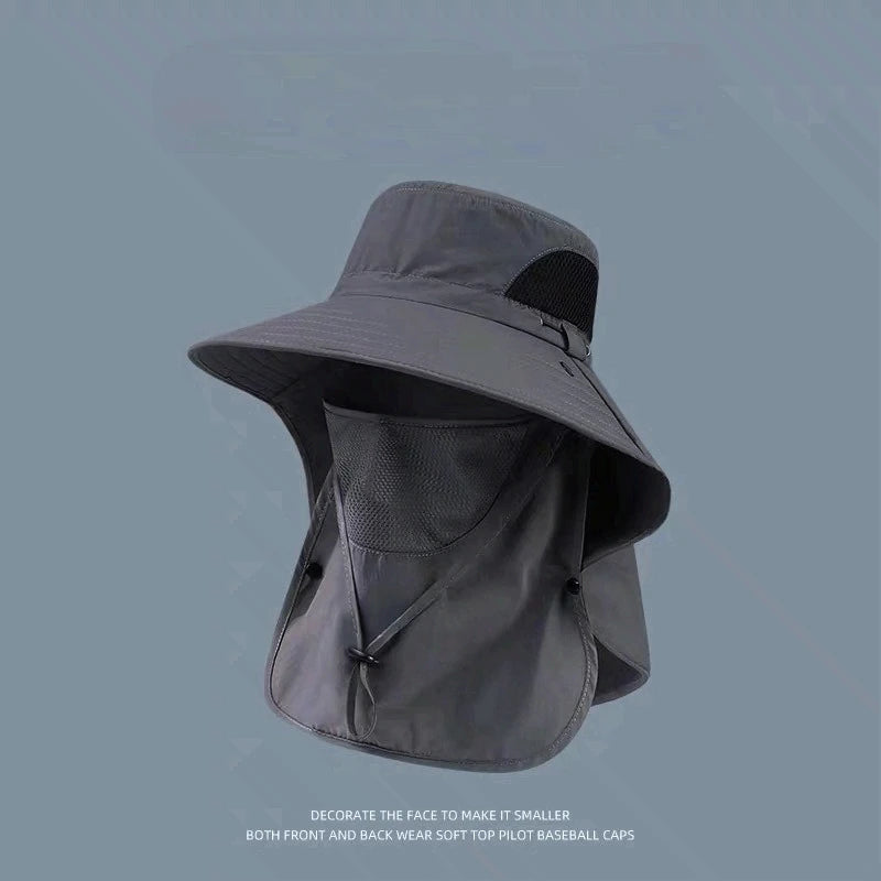 UV Protection Sun Hat with Neck Flap for Outdoor Adventures