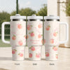 Kawaii Cherry Pattern Insulated Tumbler