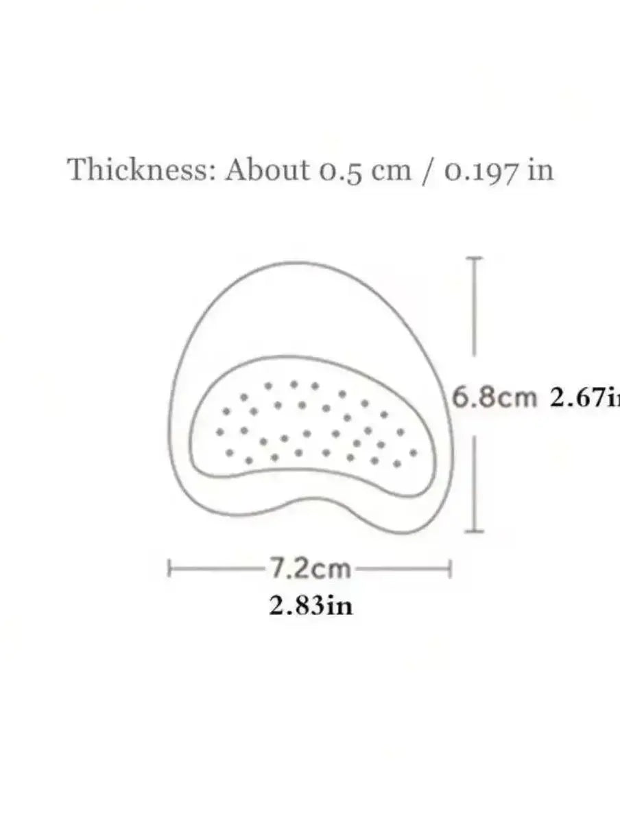 Self-Adhesive Leather Forefoot Cushions for High Heels