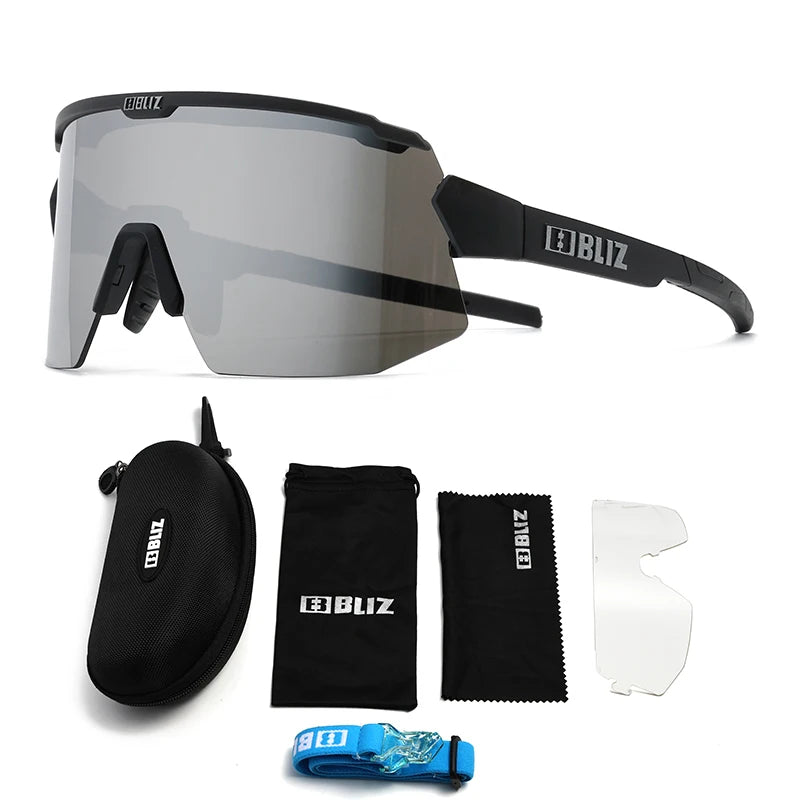 Breeze Cycling Sunglasses with 2 Interchangeable HD Lenses