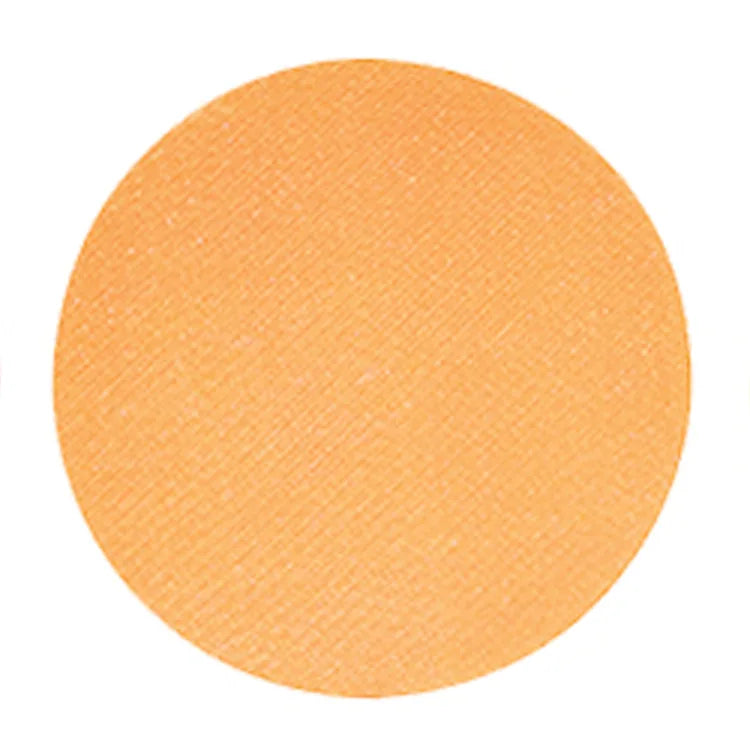 Runder, orangefarbener Sitzmarker mit strukturierter Oberfläche.