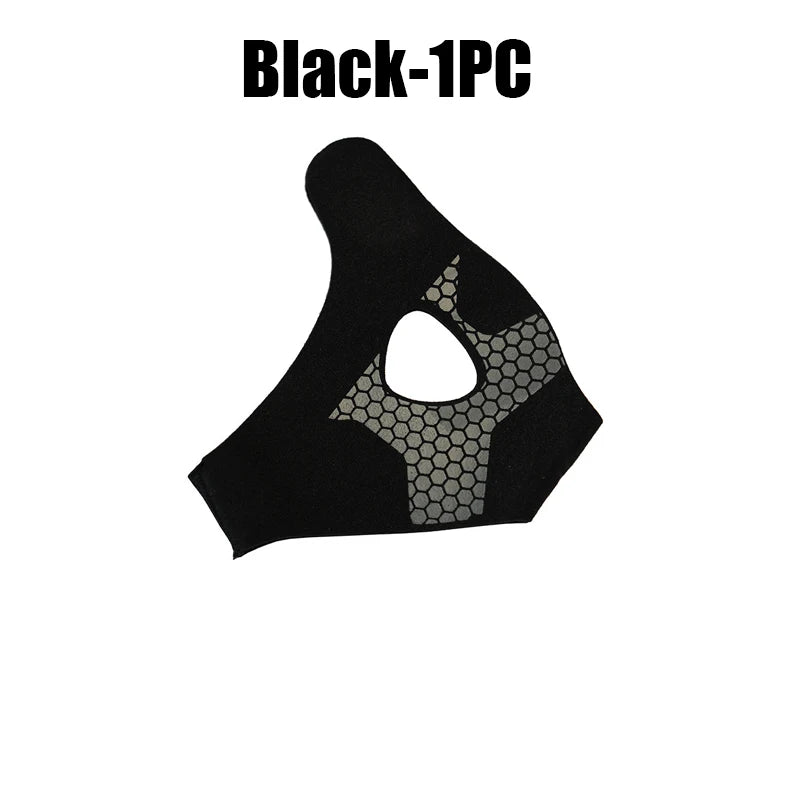 Enveloppe talon de soutien respirante noire pour cheville, pour le sport