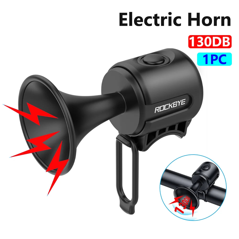 Loud 130dB Electric Bicycle Horn with Waterproof Design