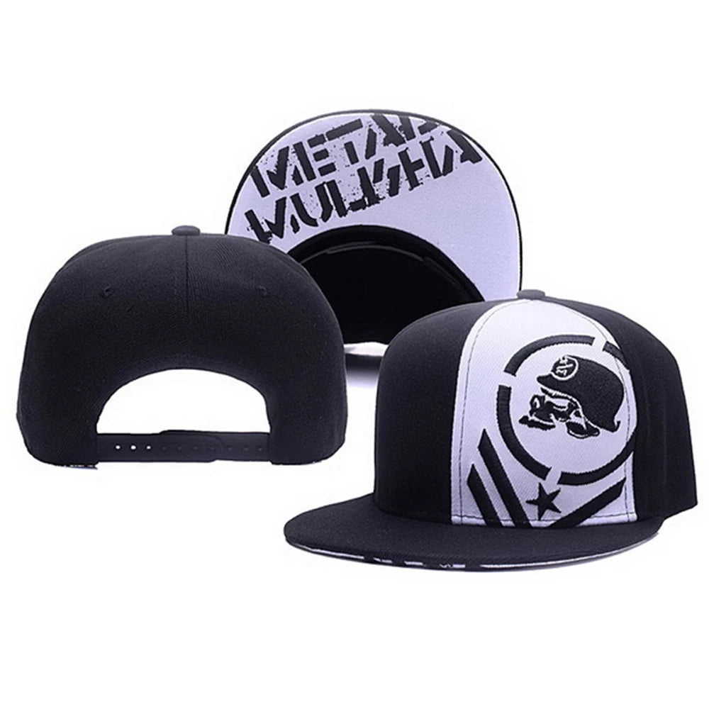 Embroidered Snapback Baseball Cap