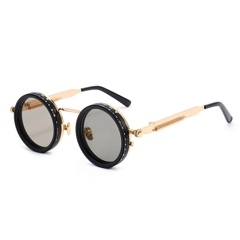 Vintage Round Polarized Sunglasses with UV400 Protection