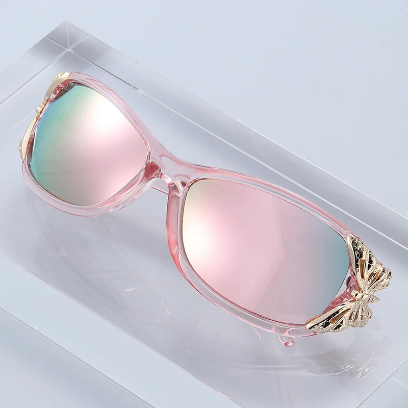 Butterfly Cat-Eye Sunglasses with UV400 Protection