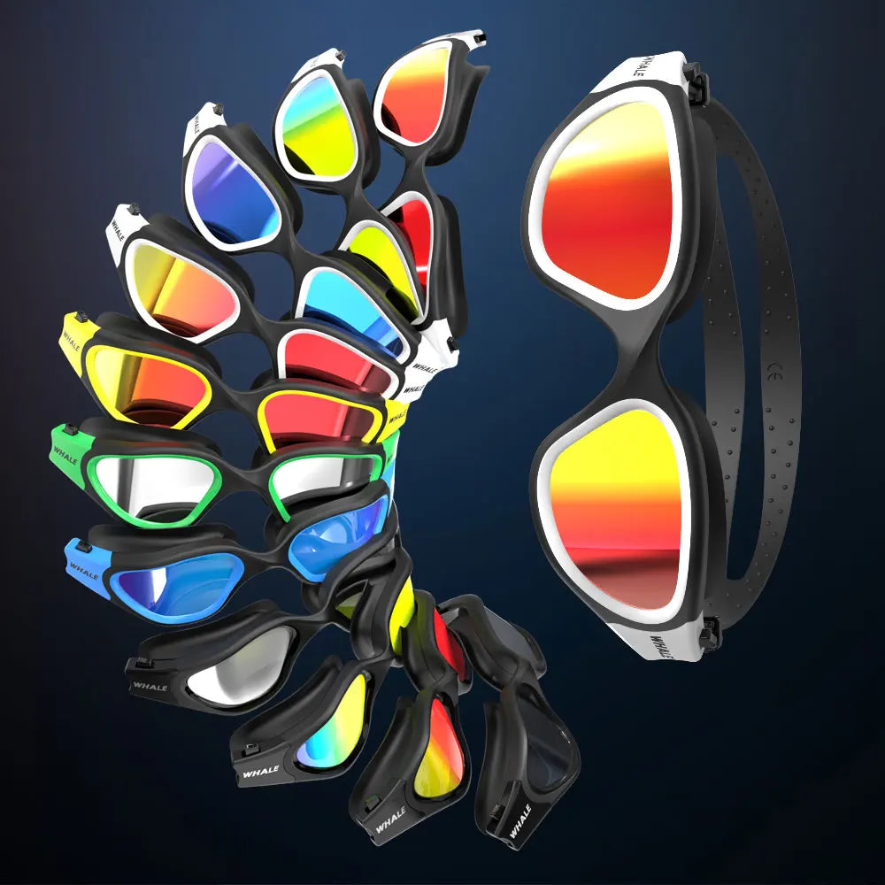 Polarized Anti-Fog Swimming Goggles for Adults