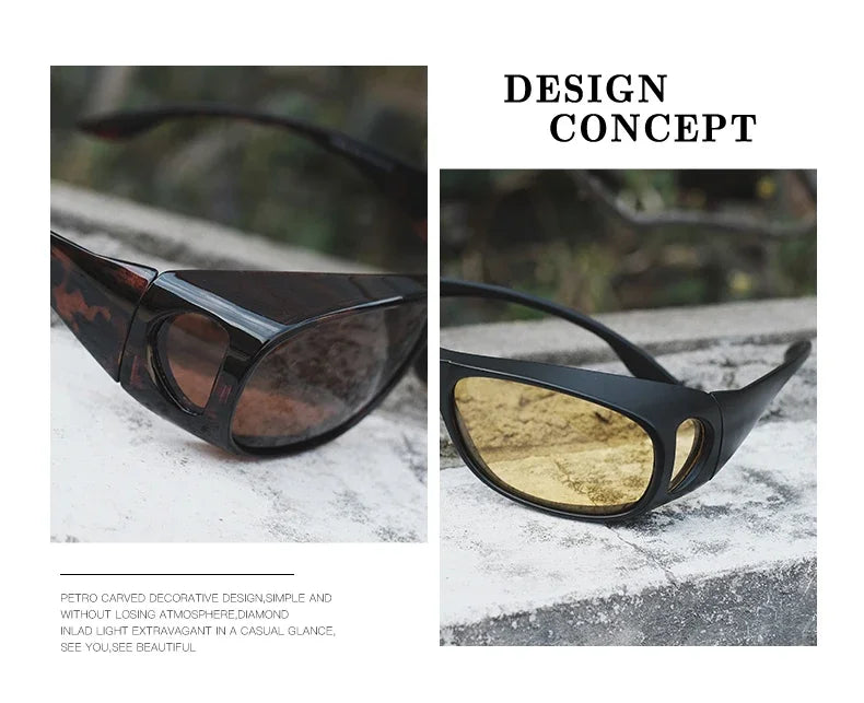 Polarized Fit-Over Sunglasses for Driving & Outdoor Sports