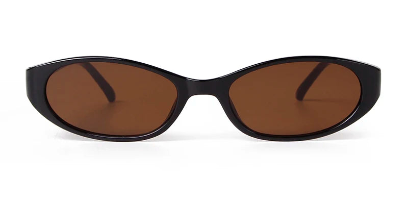 Retro Tortoiseshell Oval Sunglasses