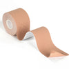 Roll of beige wrinkle smoothing tape for face and skin