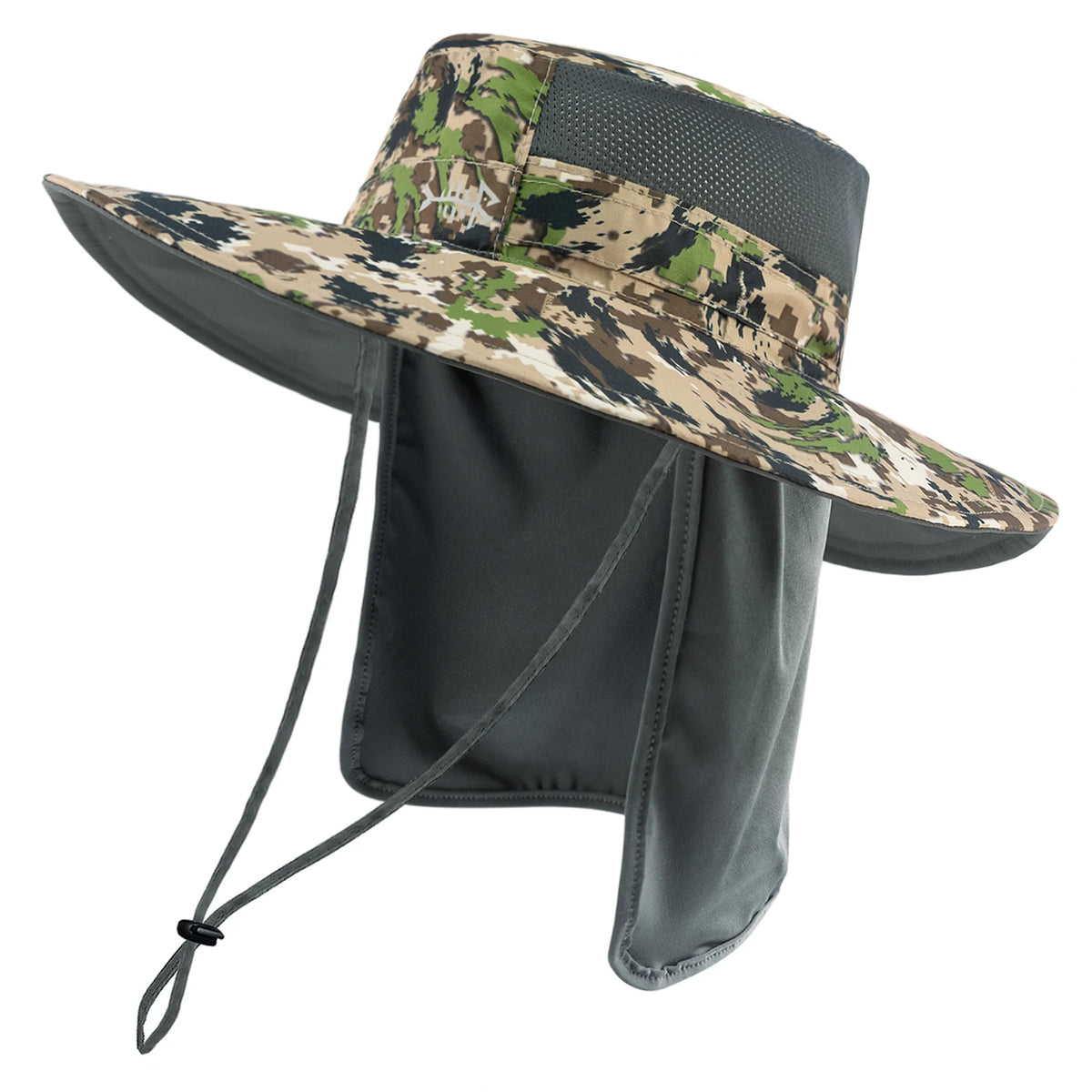UPF 50+ Sun Protection Bucket Hat with Detachable Neck Flap