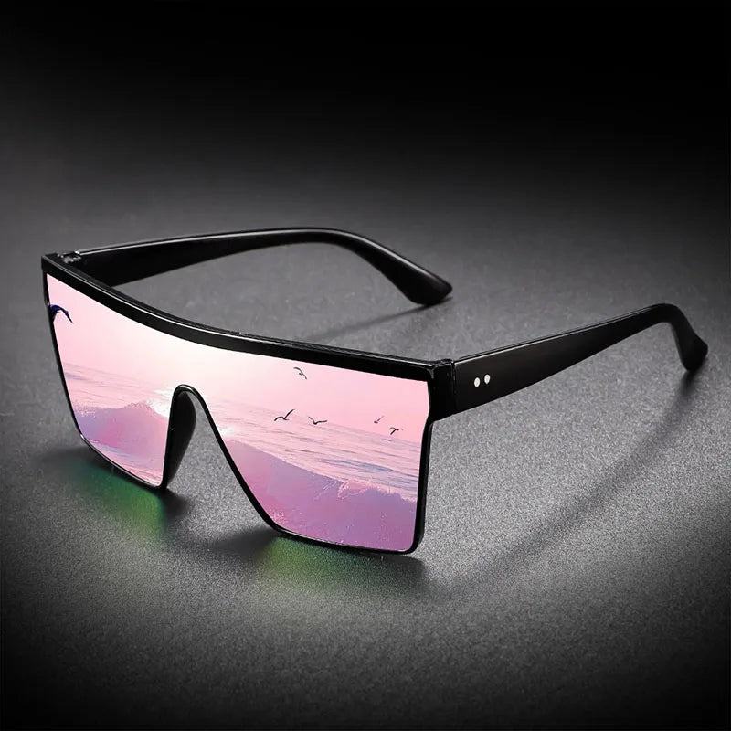 Oversized One-Piece Sunglasses for Men and Women