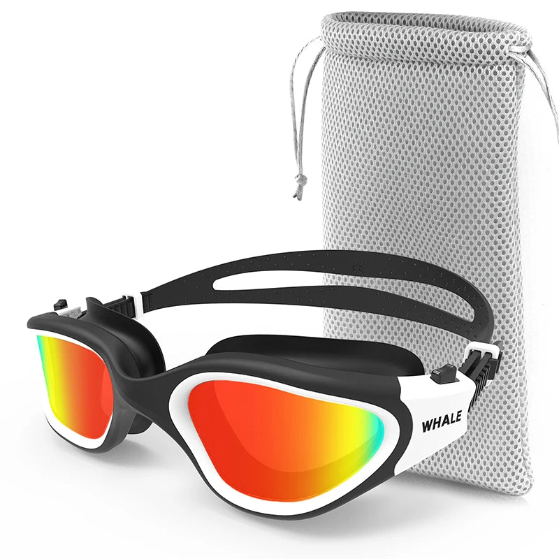 Polarized Anti-Fog Swimming Goggles for Adults