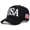 Embroidered USA Flag Baseball Cap