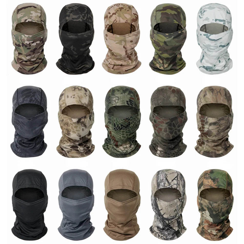 Camouflage Full Face Balaclava for Outdoor Sports