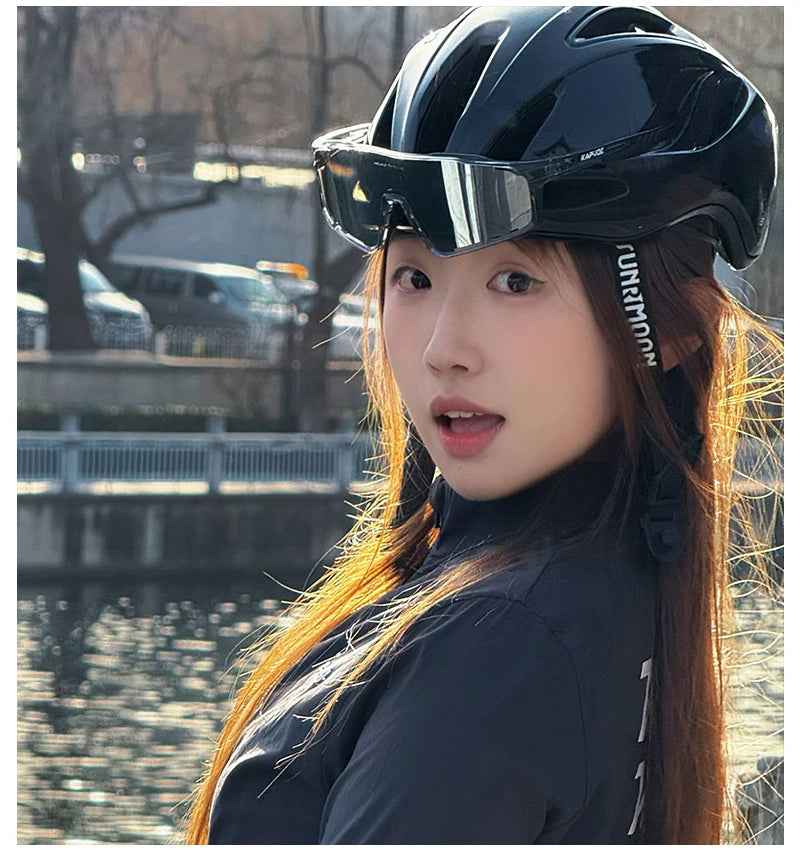 TR90 Cycling Glasses with Interchangeable Lenses for Men and Women
