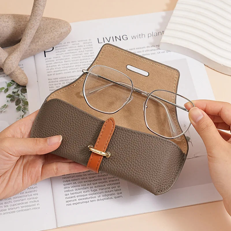 Literary Style Soft Eyeglass and Sunglasses Case