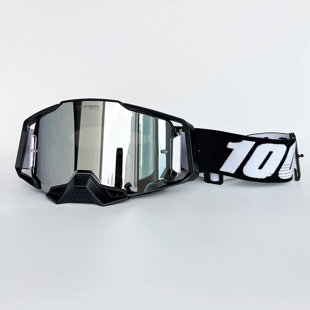 Motorcycle & Dirt Bike Goggles with Anti-Fog Lens