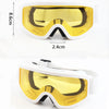 Large-Frame Ski and Snowboard Goggles with Windproof Padded Design