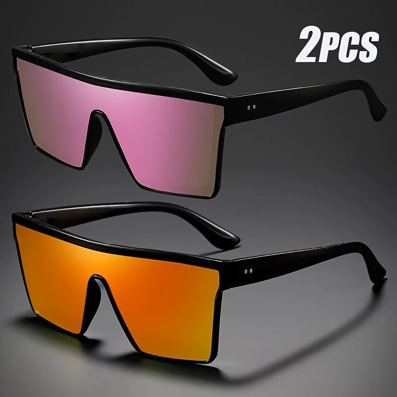 Oversized One-Piece Sunglasses for Men and Women