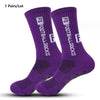 Purple FS Football Socks sold in a single pair for sports performance.
