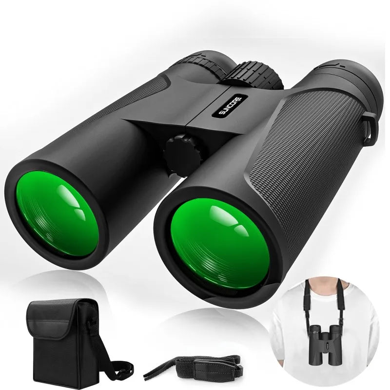 12x42 High-Powered Binoculars with BAK4 Prism