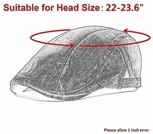 Classic Mesh Beret Hat for Men and Women